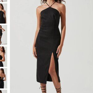 ASTR Holloway Halter Midi Dress